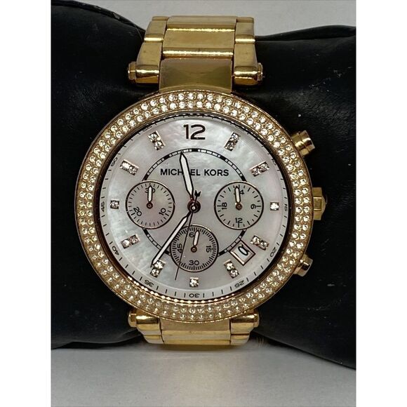 Michael Kors Parker MK5491 Women Stainless Steel Analog Dial Quartz Watch UC632 - Picture 2 of 12